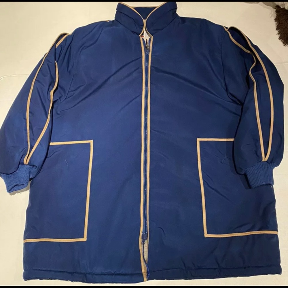 Vintage 70's Weather Tamer Mens Warm Winter Coat Sherpa Lined Thick Size 44